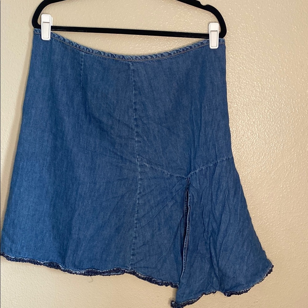 Calvin Klein Blue Denim Skirt
